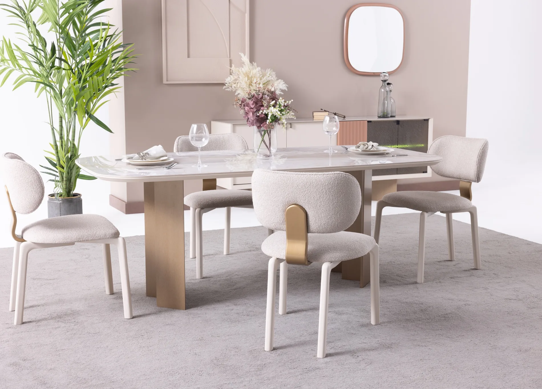 Pastel Yemek Odası 12